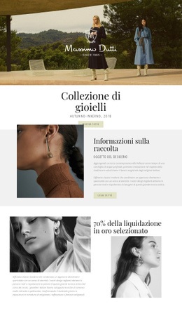 Fantastico Design Del Sito Web Per Massimo Dutti