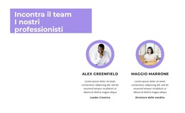 Incontra Il Nostro Personale Modello HTML