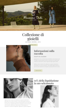 Massimo Dutti - Modello Per La Creazione Di Siti Web