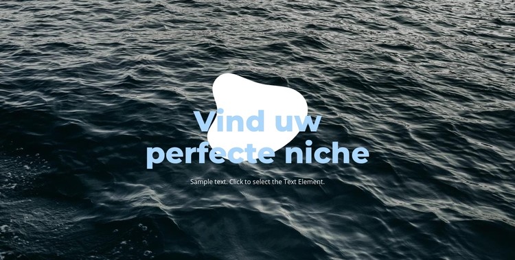 Perfecte niche CSS-sjabloon