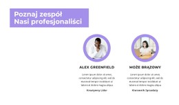 Szablon CSS Tabeli Poznaj Nasz Personel