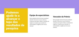 Equipe Profissional - Tema WordPress Responsivo