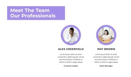 Free Design Template For Meet Our Staff