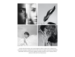 Siyah Beyaz Galeri Ücretsiz CSS Web Sitesi Şablonu