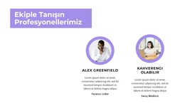 Çalışanlarımızla Tanışın - Kullanımı Kolay WordPress Teması