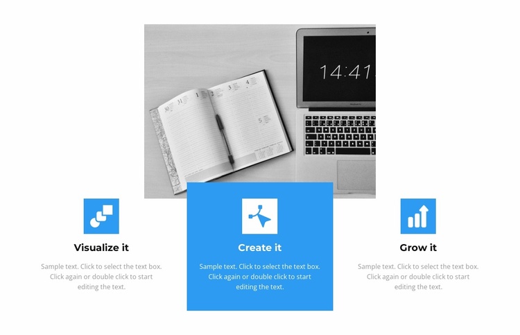 Create business project Landing Page