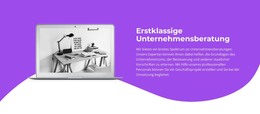 Unternehmensberatungen - HTML-Websitevorlage