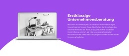 Unternehmensberatungen - Mehrzweck-Landingpage