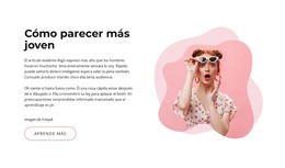 Como Lucir Mas Joven: Plantilla De Página HTML