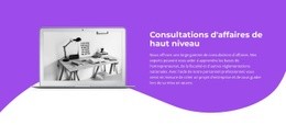 Conseils Aux Entreprises - Page De Destination Polyvalente