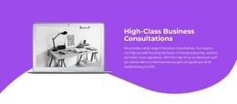 Business Consultations - Professional Html Code