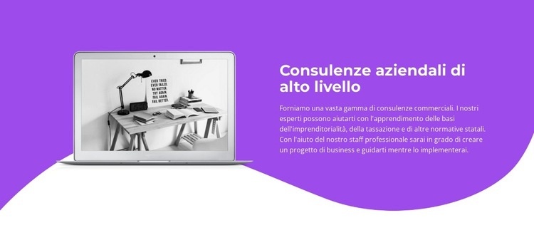 Consulenze commerciali Modello HTML5