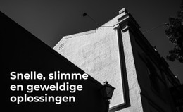 Pagina-HTML Voor Slim En Geweldig