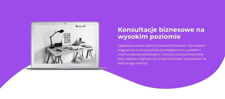 Konsultacje biznesowe Szablony do tworzenia witryn internetowych