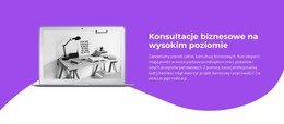 Konsultacje Biznesowe - Szablon Strony HTML