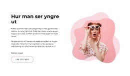 Hur Man Ser Yngre Ut - HTML-Sidmall