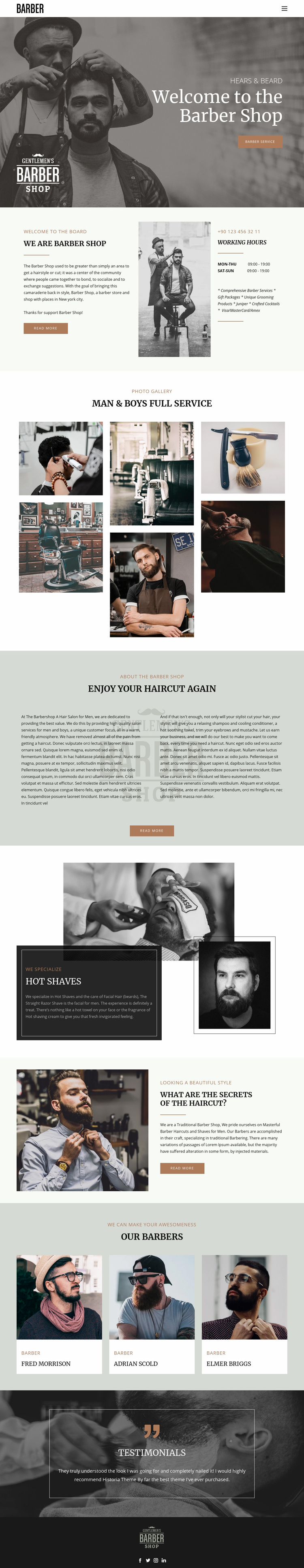 Quality haircuts and hairstyles  Web Page Designer