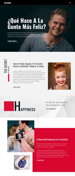 Felicidad - HTML Website Builder