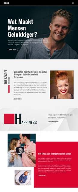 Geluk - Beste Websiteontwerp