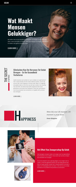 Bootstrap-Themavariaties Voor Geluk