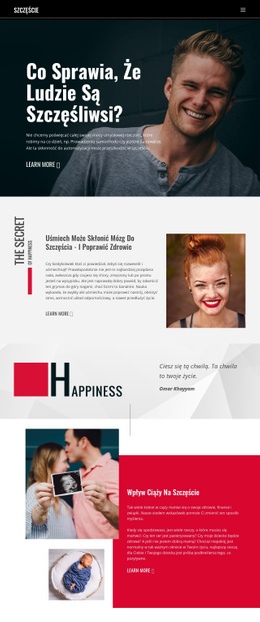 Szczęście - HTML Website Builder