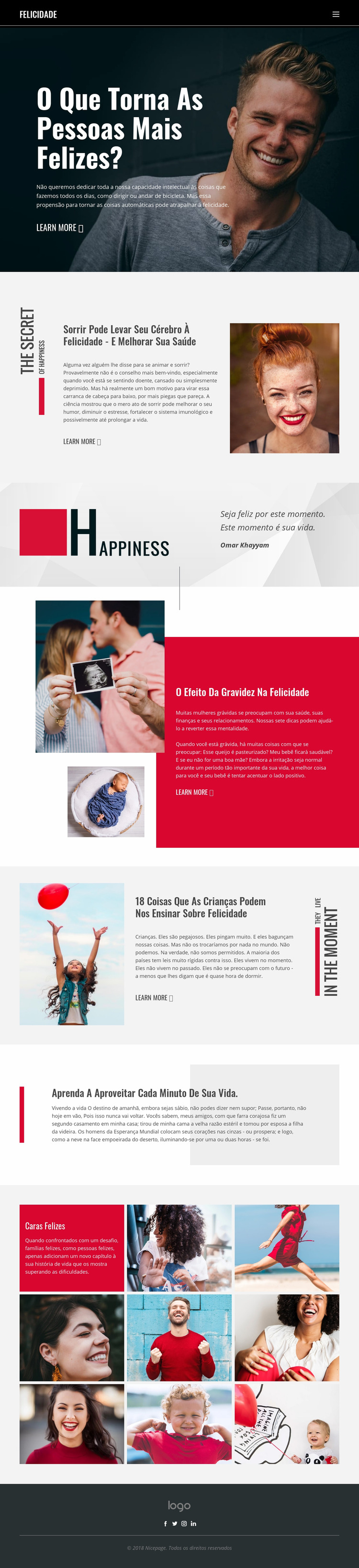 Felicidade Template Joomla