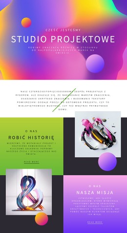 Progresywna Sztuka Projektowania Szablon Pojedynczej Strony