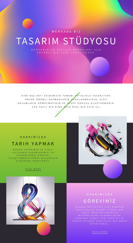 Aşamalı Tasarım Sanatı - Ücretsiz WordPress Teması