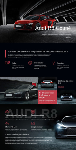 Voiture Du Programme Audi Aero - Thème WordPress À Télécharger Gratuitement