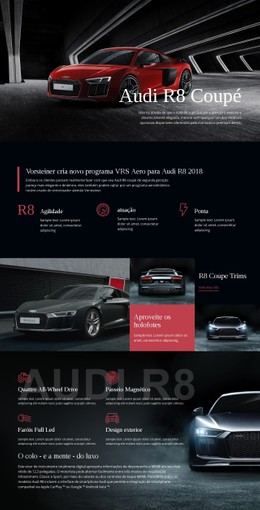 Audi Aero Program Car Site De Página Única