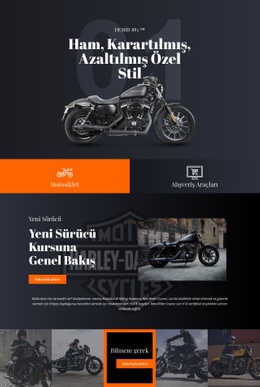 Harley Davidson - Basit Tasarım