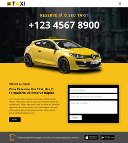 Carros Táxi Mais Rápidos - Lindo Modelo Joomla