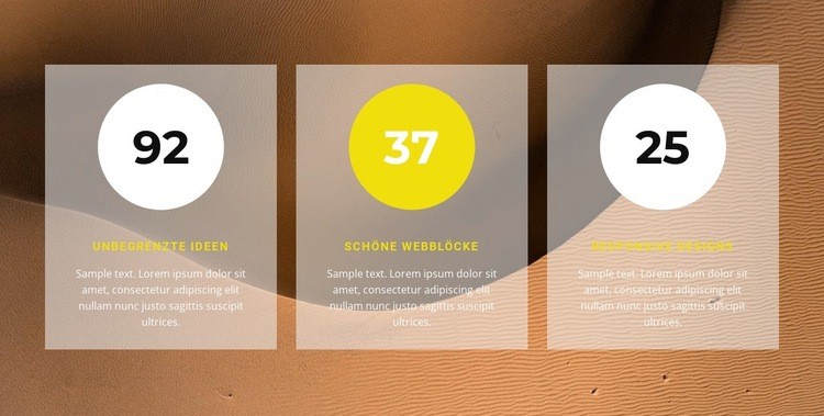Preisgekrönte Webdesigns HTML5-Vorlage