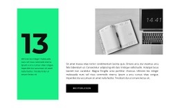 Präsentieren Sie Ihre Arbeit - Einfaches Website-Design