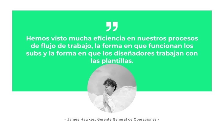 Nuestro personal dice Plantillas de creación de sitios web