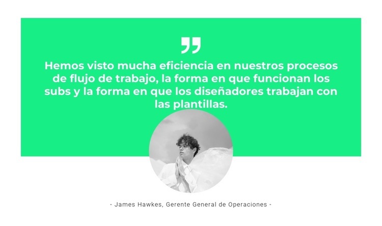 Nuestro personal dice Plantilla HTML5