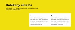 Hatékony Oktatás – A Legjobb HTML-Sablon