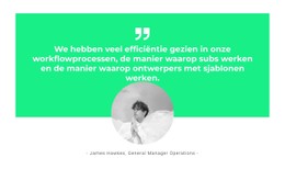 Onze Medewerkers Zeggen: - Beste CSS-Sjabloon