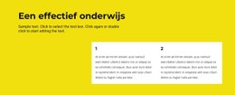 Pagina-HTML Voor Een Effectieve Opleiding
