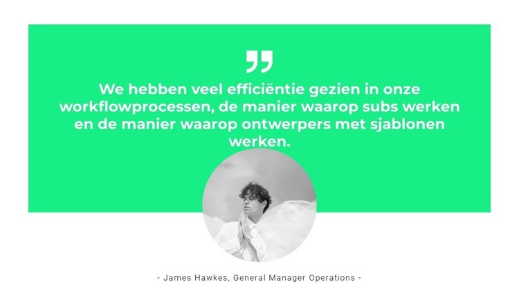 Onze medewerkers zeggen: Website Builder-sjablonen