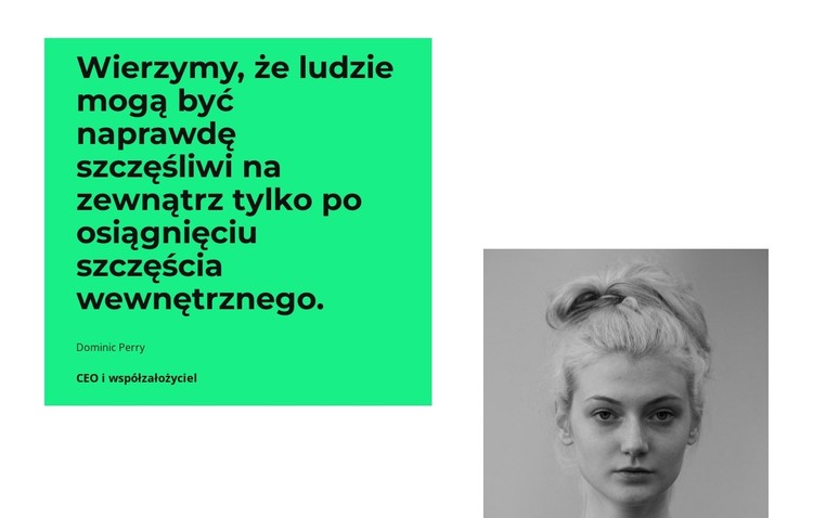 Osobisty styl Szablon CSS