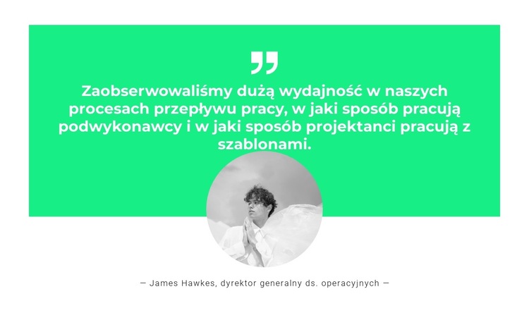 Nasi pracownicy mówią Szablon witryny sieci Web