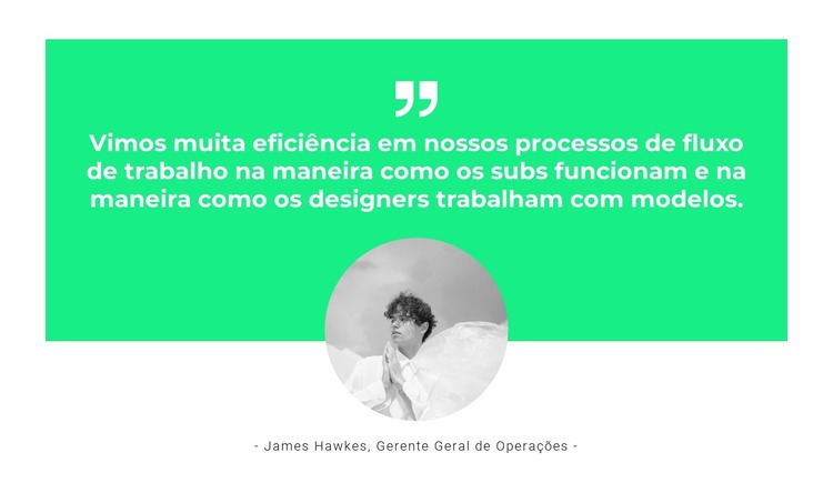 Nossa equipe diz Template Joomla