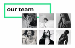 Our Talanted People - Beautiful Website Mockup