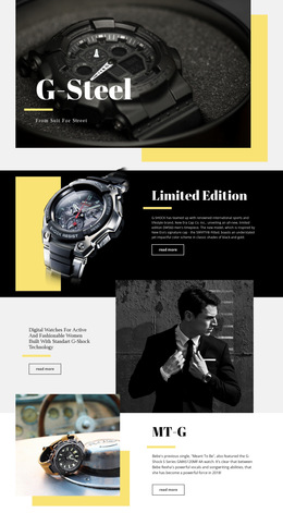 G-Steel Templates Html5 Responsive Free