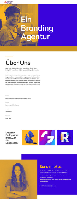 Markenagentur Für Startup – WordPress-Theme