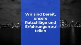 Responsive Webvorlage Für Vorgestelltes Geschäft