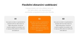 Tři Různé Texty – Šablona Stránky HTML