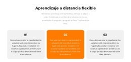 Tres Textos Diferentes: Plantilla HTML5 Adaptable