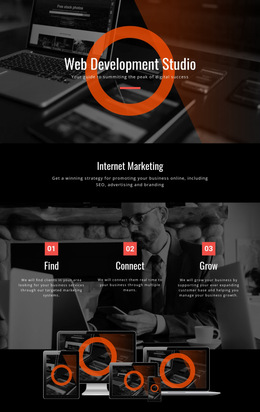 Modern Web Technology Free Template